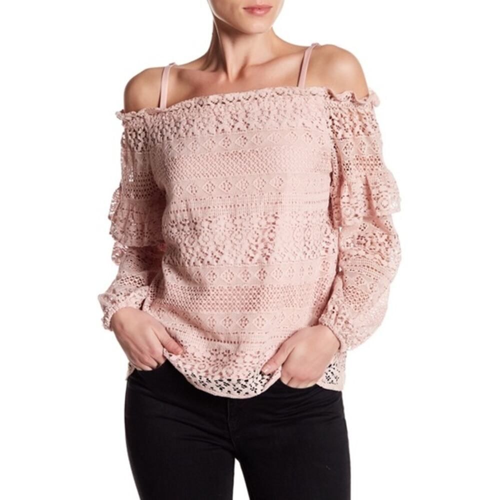 Parker Jordanna Off The Shoulder Lace Blouse